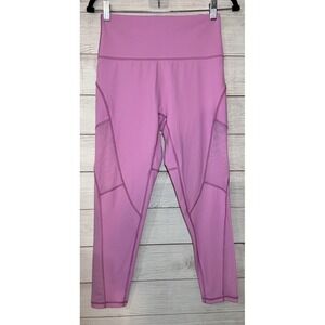 Offline Aerie Goals Pink High Rise 7/8 Athletic Leggings Womens Large Athleisure